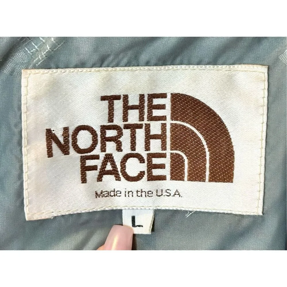 The North Face Rare 80's Vintage 100% Wool Lined Men's Button Front  Coat Large